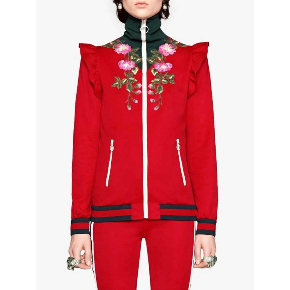 COPY - Gucci Embroidered technical jersey jacket